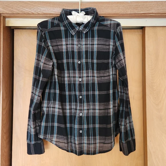 Halogen Button Down Plaid Shirt - Picture 1 of 3
